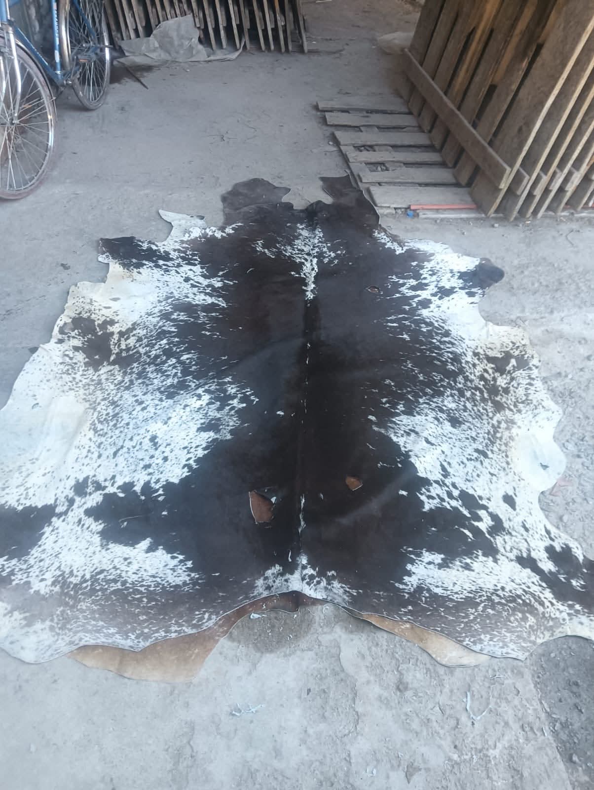 Piel oscura con bordes claros